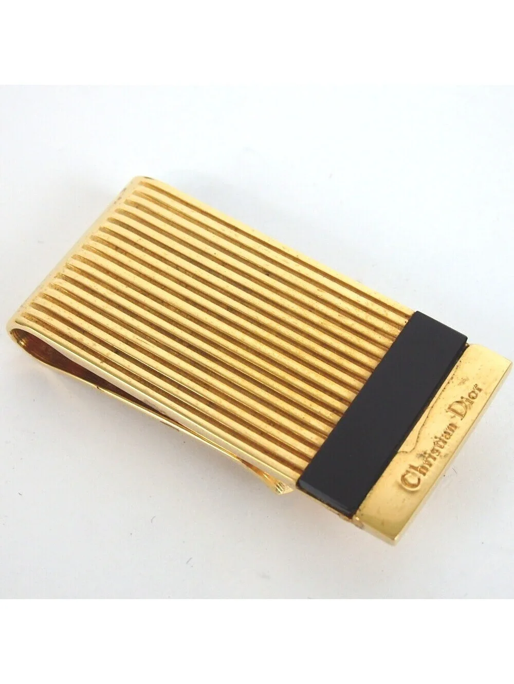 Authentic ChristianDior Money Clip metal[Used]